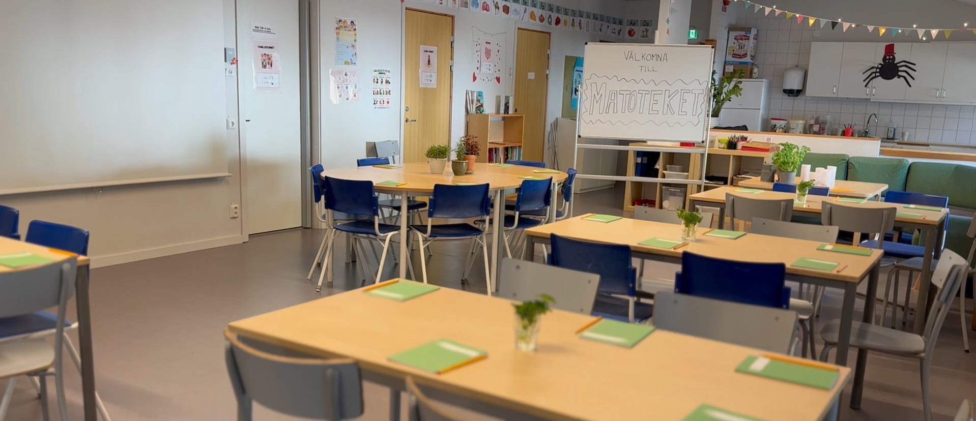 Skollunchen blir lektion med Matoteket