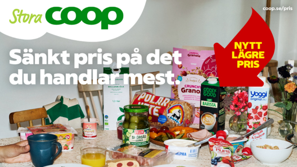 Sänkta priser på Stora Coop när ny prisstrategi införs